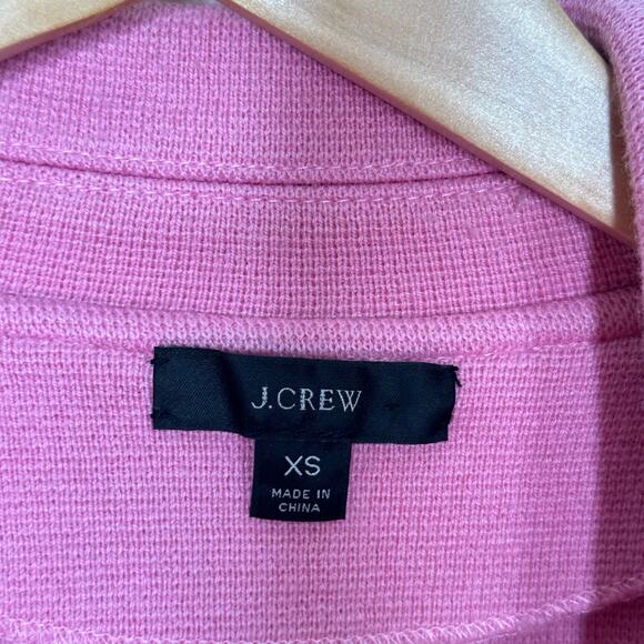 J. CREW Sophie Open Front Sweater Blazer Bohemian Rose Pink Sz XS {KK23} - Picture 5 of 7